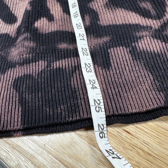 Pistola Darya Acid Dye Cotton Sweater in Dark Lava Women's Size Small NWT - Picture 10 of 10